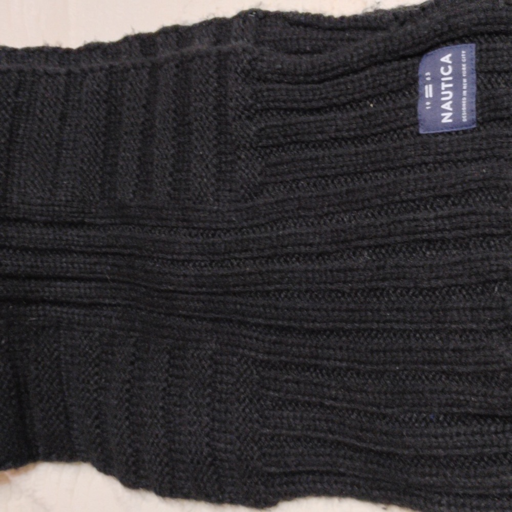 Nautica cable knit scarf